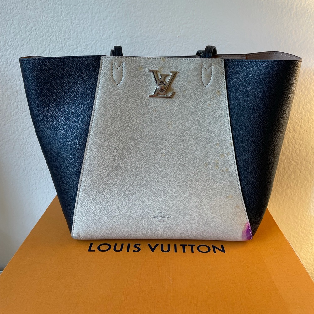 LOUIS VUITTON LOCKME CABAS Vanilla &Black  SOLD